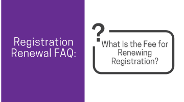 What Is the Fee for Renewing Registration?