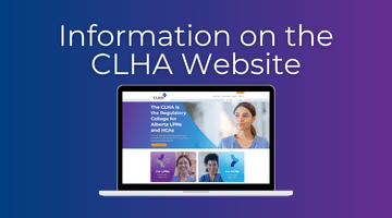Information on the CLHA Website
