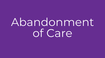 Abandonment of Care