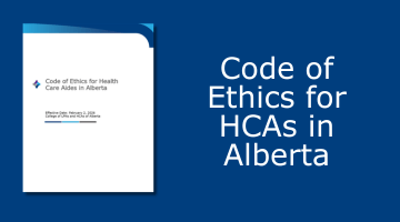 Code of Ethics for HCAs in Alberta