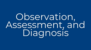 Observation, Assessment, and Diagnosis