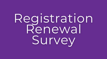 Registration Renewal Survey
